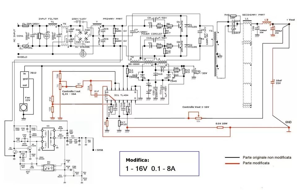 Принципиальная электрическая схема tibet sdr 40 Импульсное зарядное устройство из ATX БП - Lada 21053, 1,5 л, 1997 года электрон