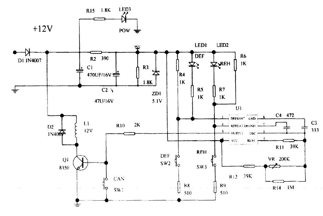 Принципиальная электрическая схема тостера sa 7603 Electric Toaster Circuit Diagram