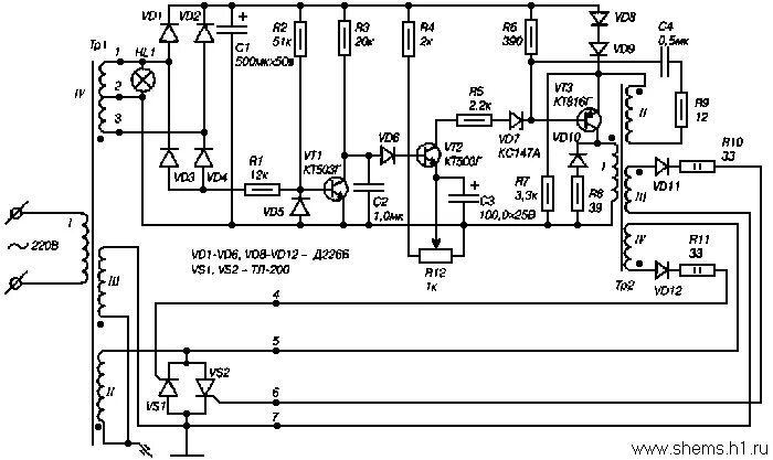 Принципиальная электрическая схема трансформатора Сварочный трансформатор с электронной регулировкой тока