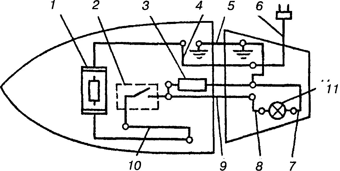 Принципиальная электрическая схема утюга Схема утюга тефаль электрическая
