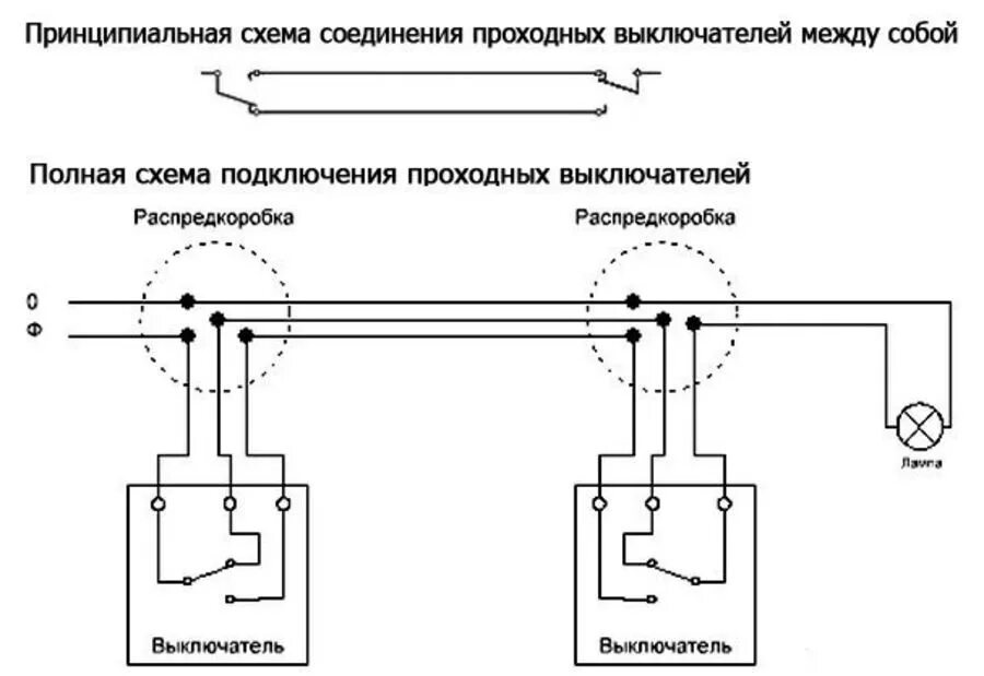 Принципиальная электрическая схема выключателя Как подключить умное реле к проходному выключателю? - Хабр Q&A