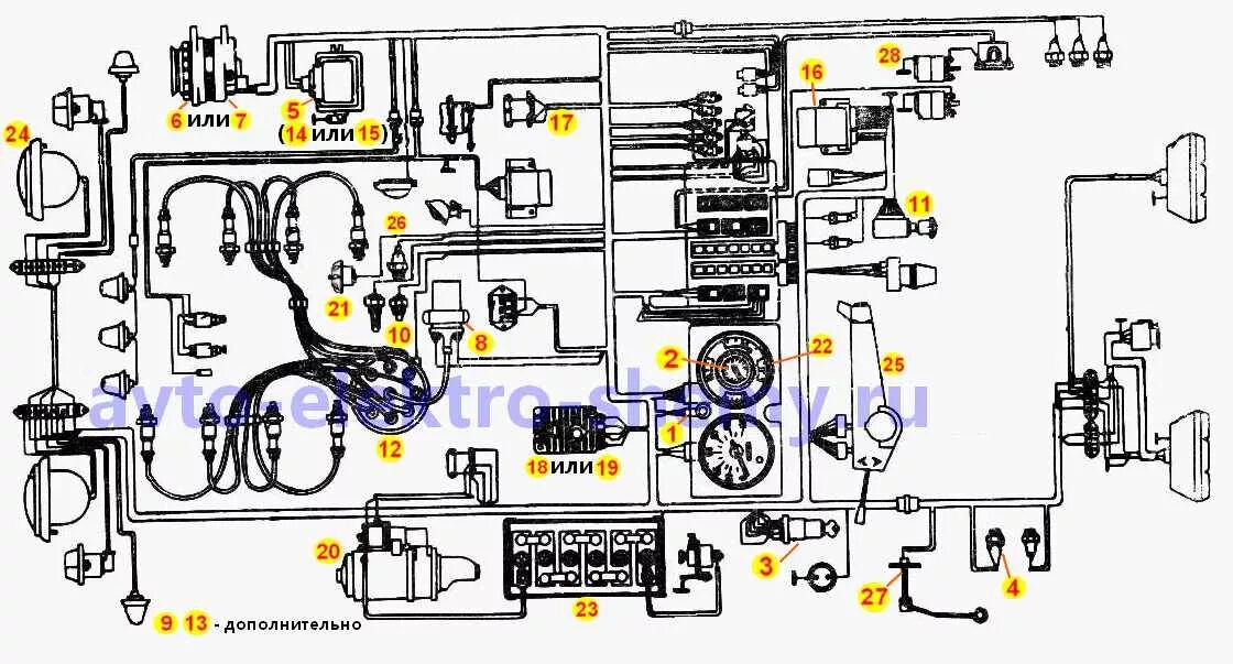 Принципиальная электрическая схема зил Электросхема мерседес атего - КарЛайн.ру