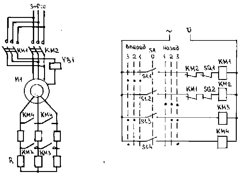 Принципиальная схема асинхронного электрических двигателей Картинки УПРАВЛЕНИЕ ТРЕХФАЗНЫМ ДВИГАТЕЛЕМ СХЕМА