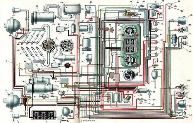 Принципиальная схема электрическая зил 130 ЗИЛ-130 - универсальная, эталонная машина