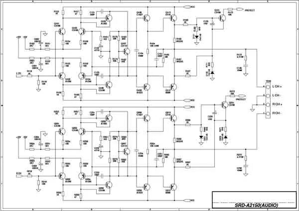 Принципиальная схема усилителя etx 18sp eu sab Схема автомобильного усилителя мощности SUPRA SRD-A2150