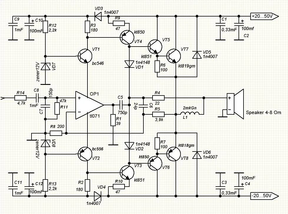 Принципиальная схема усилителя звука история Контент radio-fan-zt - Страница 70 - Форум по радиоэлектронике