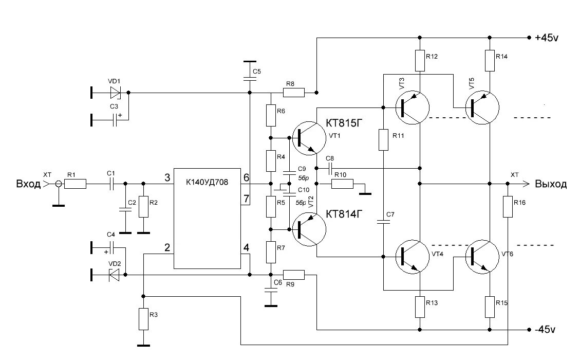 Принципиальная схема усилителя звука история Тёплый, ламповый и очень опасный / Comments / Habr
