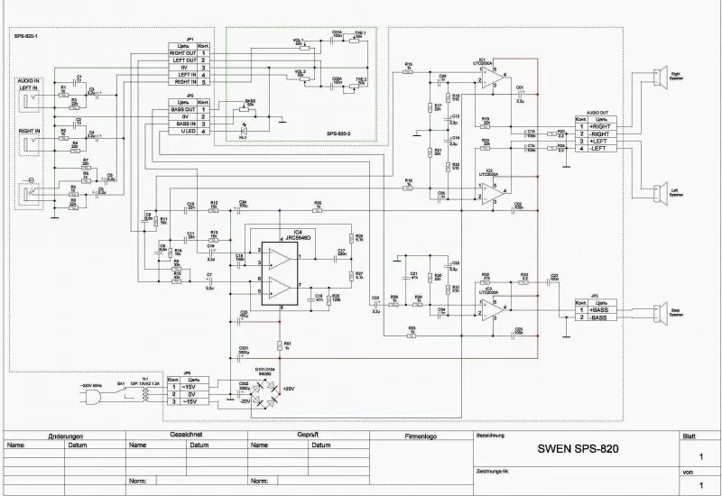 Принципиальная схема установки Колонки Sven SPS-820, дерево (SV-0130820WD) - купить по низкой цене в интернет-м