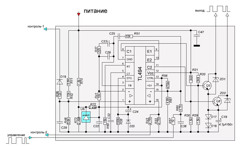 Принципиальная схема vt 1196w электрическая термопот витек Контент cxem2 - Страница 5 - Форум по радиоэлектронике