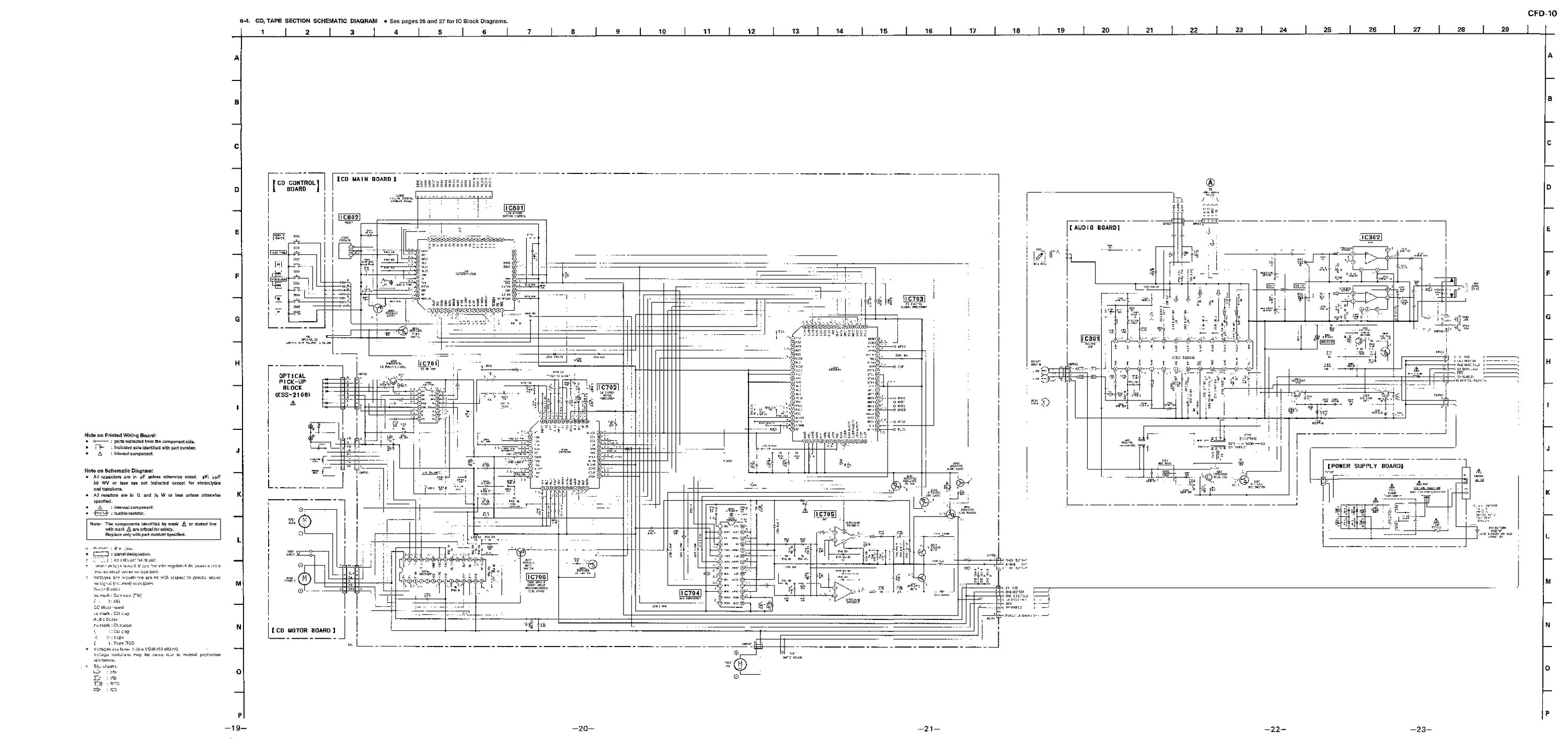 Принципиально электрические схемы sony SONY D-E559CK Service Manual download, schematics, eeprom, repair info for elect