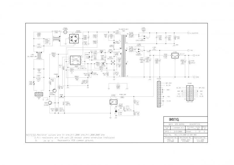 Принципиальные электрические схемы мониторов Форум РадиоКот * Просмотр темы - ремонт монитора Benq Q7T4, FP71G+U, P/N: 9J.LIC