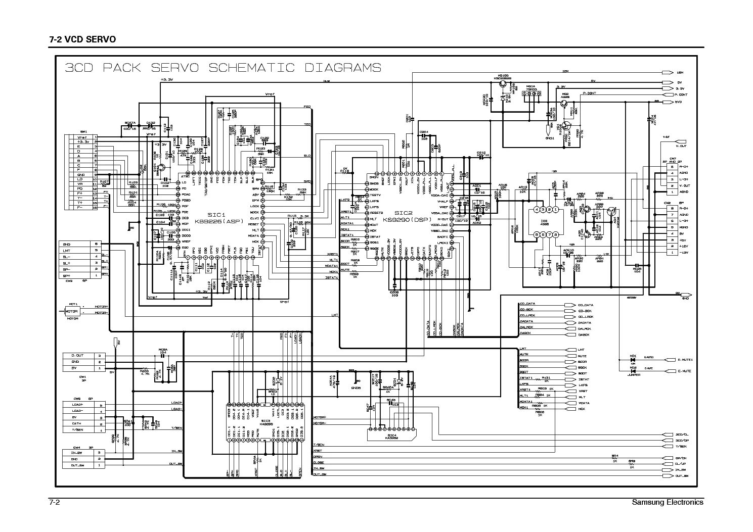 Принципиальные электрические схемы музыкальных центров SAMSUNG MAX-VB450 SCH Service Manual download, schematics, eeprom, repair info f