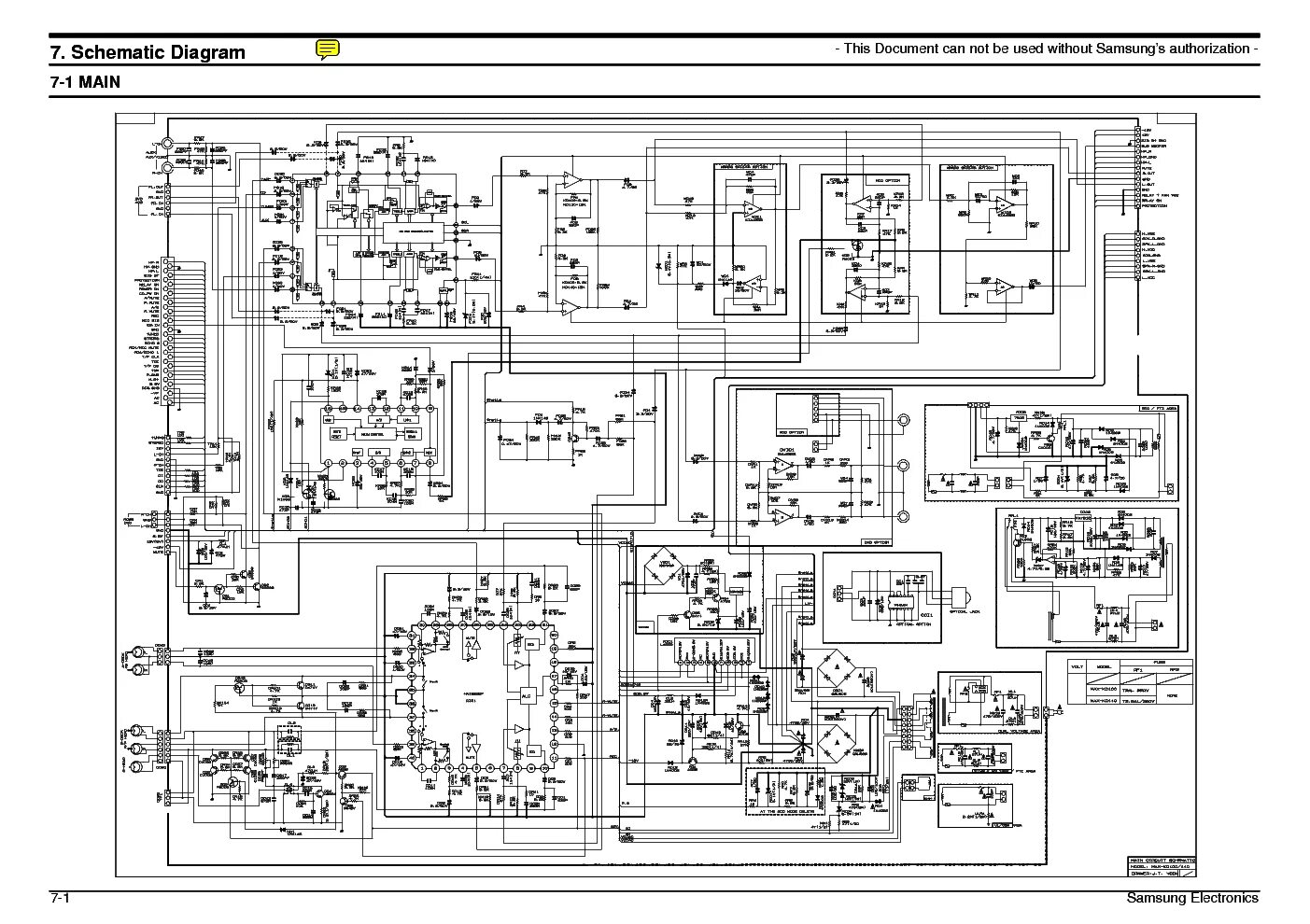 Принципиальные электрические схемы музыкальных центров SAMSUNG MAX-ZJ550 SM Service Manual download, schematics, eeprom, repair info fo