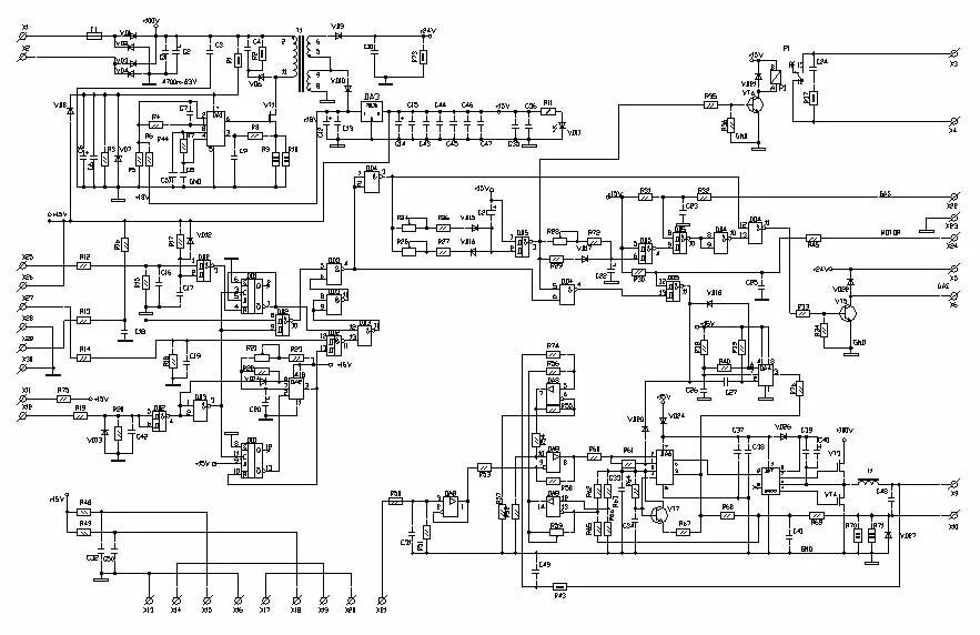 Принципиальные электрические схемы сварочных аппаратов Сварочный блок управления - Скорая техническая помощь - Форум сварщиков Вебсварк