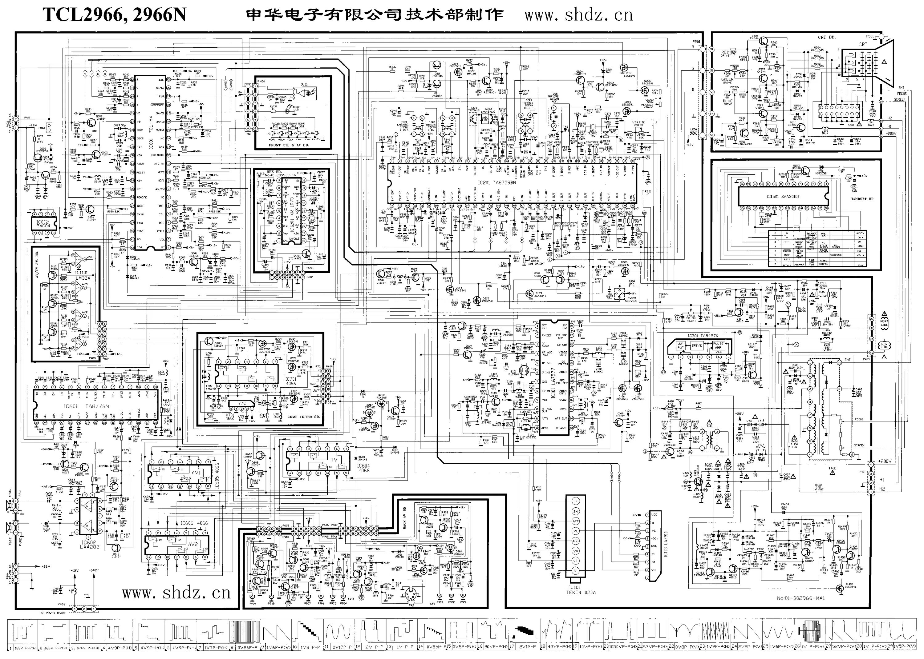 Принципиальные электрические схемы телевизоров TCL CHASSIS M28 SUPER ONE SM Service Manual download, schematics, eeprom, repair