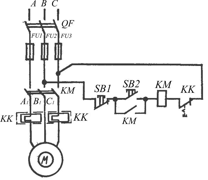 Принципиальные электрические схемы управления электродвигателями Принципиальная схема электродвигателя HeatProf.ru