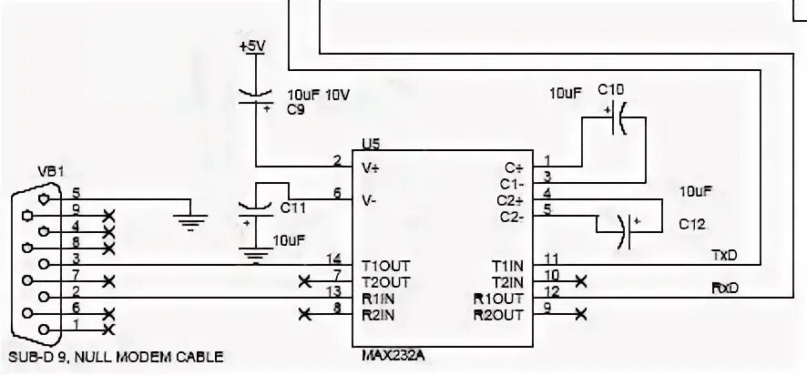 Принципиальные электрические схемы весов Замена MAX232A. - Конференция iXBT.com