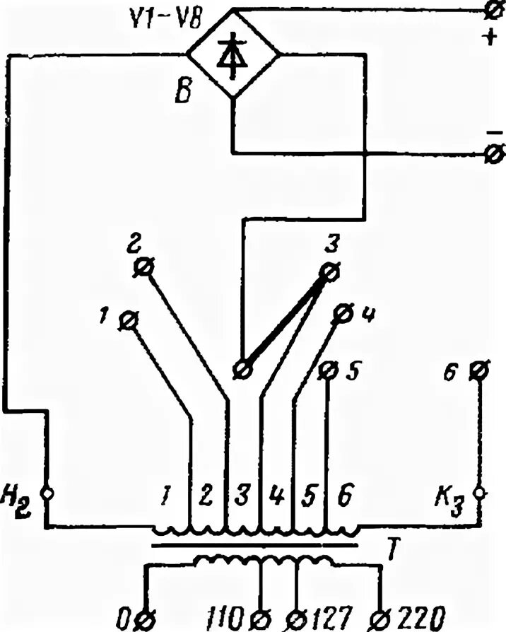 Принципиальные электрические схемы вса 5к Выпрямители, применяемые в устройствах автоматики и телемеханики Электропитающие