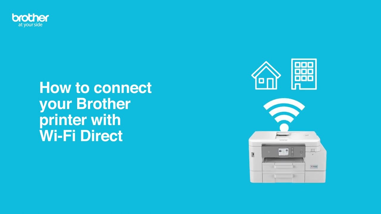 Принтер brother как подключить к wi fi How to connect your Brother printer with Wi-Fi direct Brother Australia - YouTub