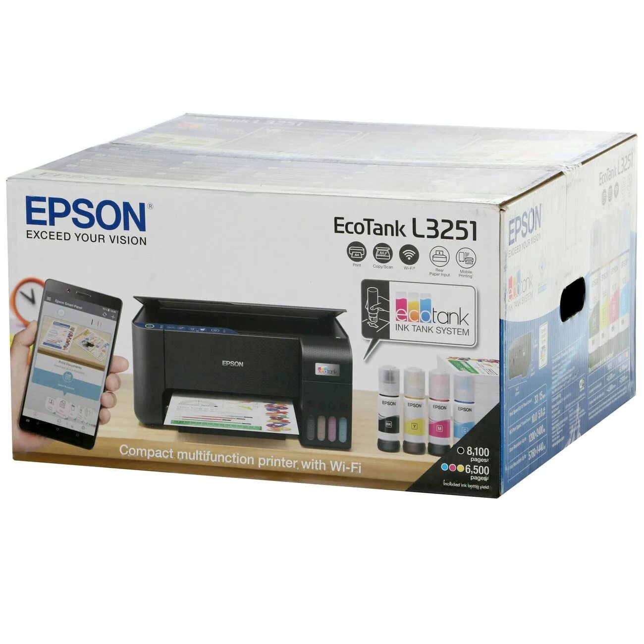 Принтер эпсон 3251 как подключить Струйное МФУ Epson L3251 - отзывы покупателей и владельцев М.Видео - Москва