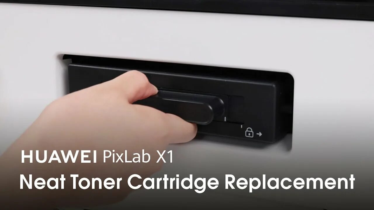 Принтер huawei pixlab x1 как подключить HUAWEI PixLab X1 Operation Guide - Neat Toner Cartridge Replacement - YouTube