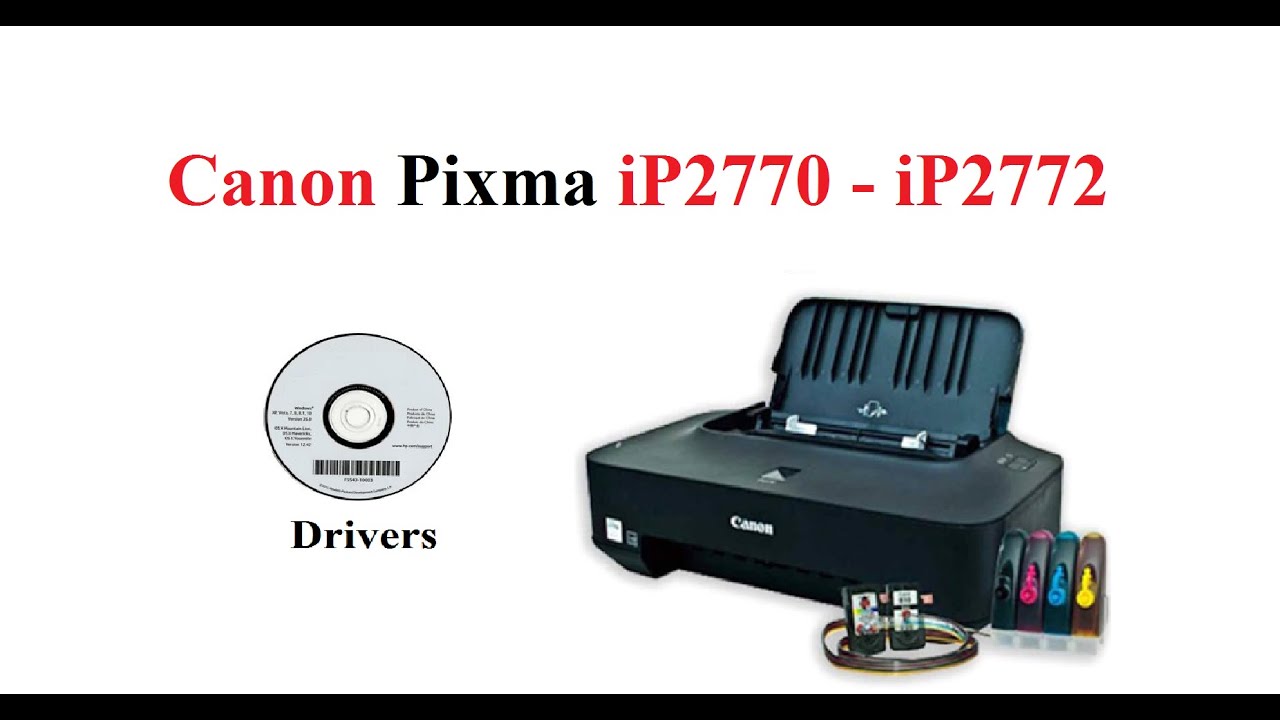 Принтер ip2700 как подключить Canon PIXMA iP2770 / iP2772 Driver - YouTube