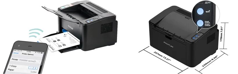 Принтер pantum 2500w как подключить 123Ink.ca Pantum P2500W Monochrome Compact-Size Laser Printer $49.99 & FS - RedF