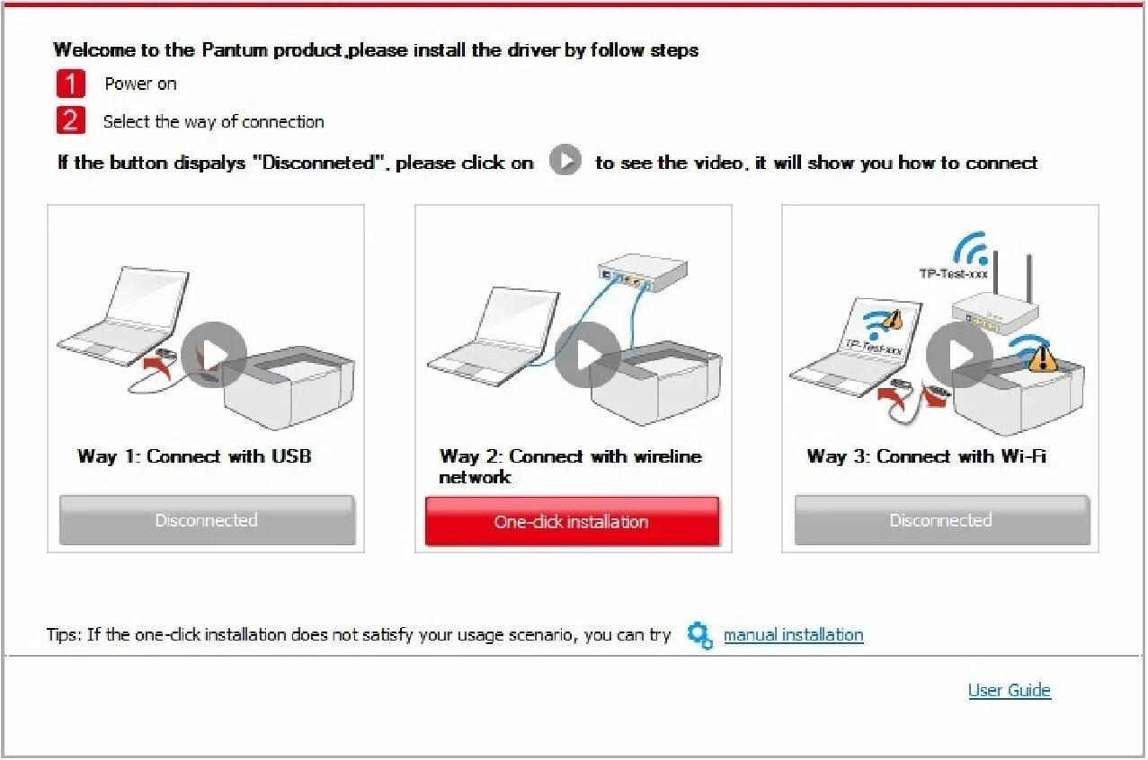 Принтер пантум 6507w как подключить Pantum M6700D User Guide