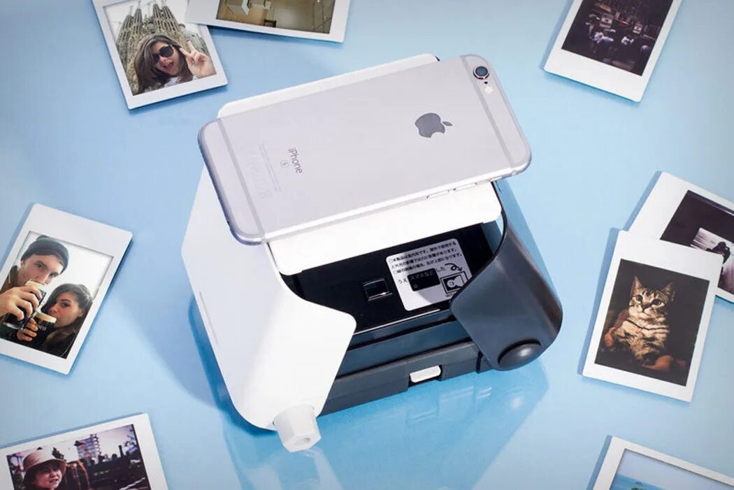 Принтер печатающий фото без полей Turn your smartphone into a real polaroid! - Yanko Design