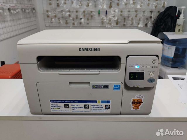 Принтер scx 3405w как подключить по wifi Лазерный мфу с wifi samsung scx-3405w купить в Санкт-Петербурге Бытовая электрон