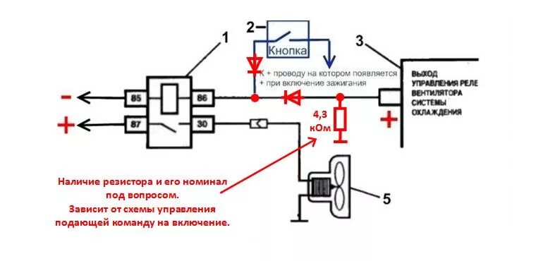 Принудительное включение вентилятора калина 1 схема подключения Принудительное включение вентилятора - Lada 4x4 3D, 1,7 л, 2011 года своими рука