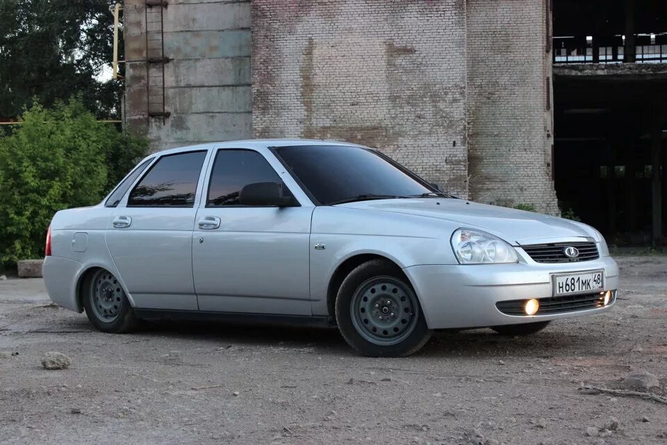 Приора фото серое Тонировка - Lada Приора седан, 1,6 л, 2011 года стайлинг DRIVE2