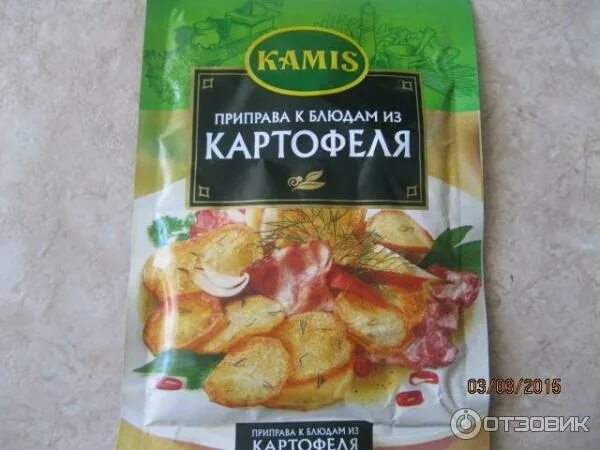 Приправа для картошки фото Отзыв о Приправы и специи Kamis замечательное дополнение к блюду из картофеля!