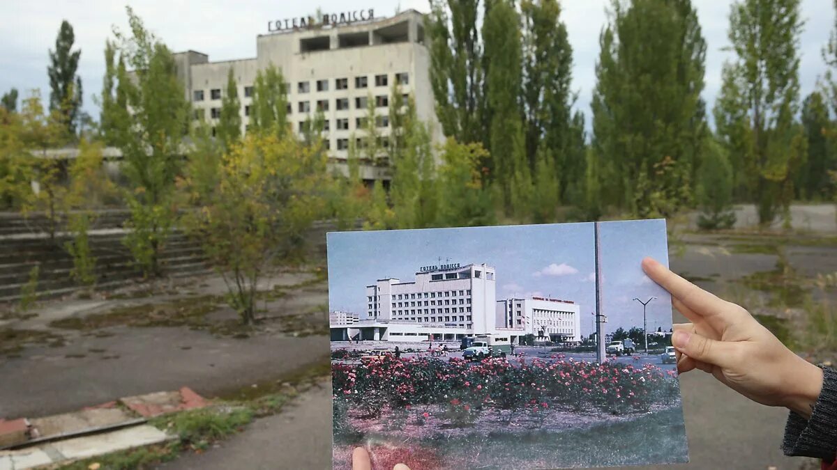 Припять фото до и после аварии BBC World Service - The Documentary, Burying Chernobyl, Burying Chernobyl - Part