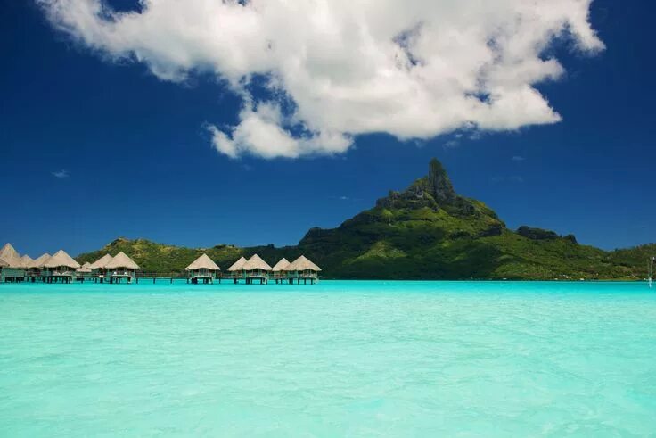 Природа бора бора фото Best Kid-Friendly Over-the-Water Bungalows