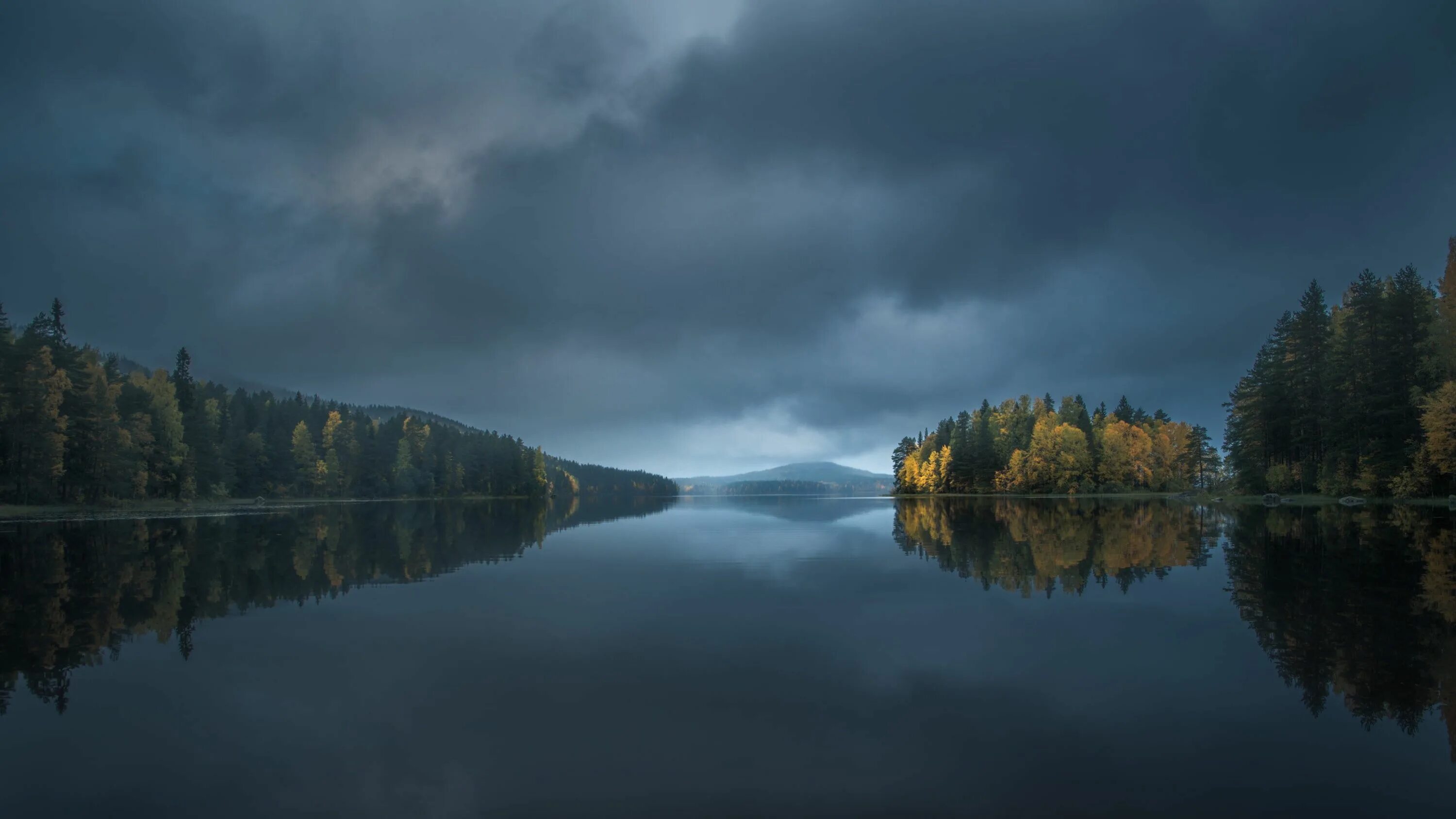 Природа финляндии фото #autumn #lake #reflection #Finland North Karelia #2K #wallpaper #hdwallpaper #de