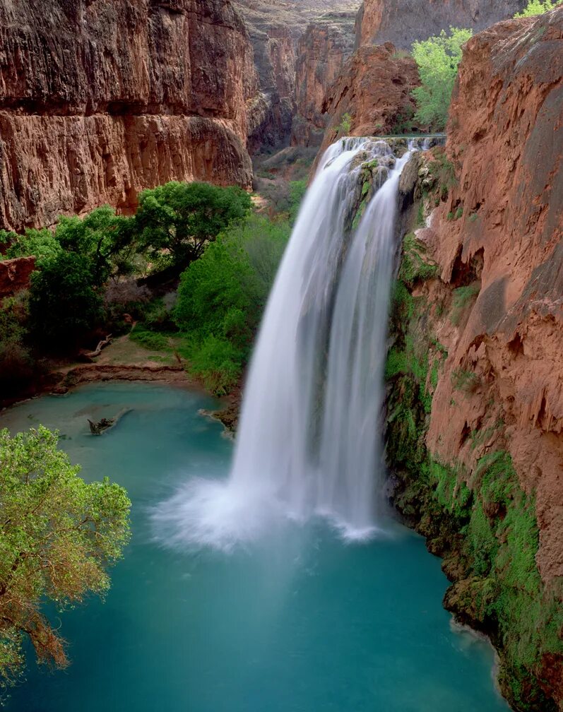 Природа фото самые красивые Живые струи водопада - Фото Дом Солнца