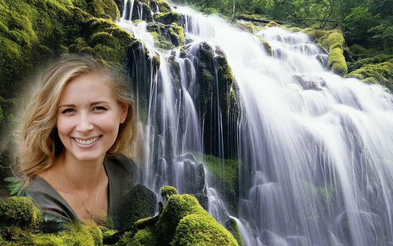 Природа фото вставить Android ডাউনলোডের জন্য Waterfall Photo Frames APK