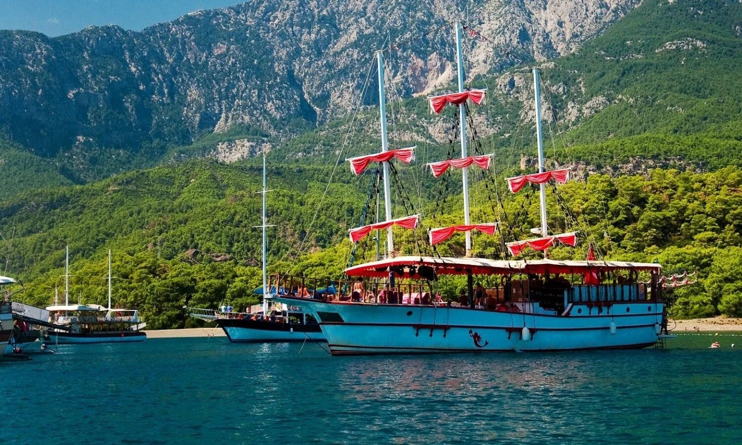 Природа кемера турция фото Private boat tour of Kemer from Antalya musement