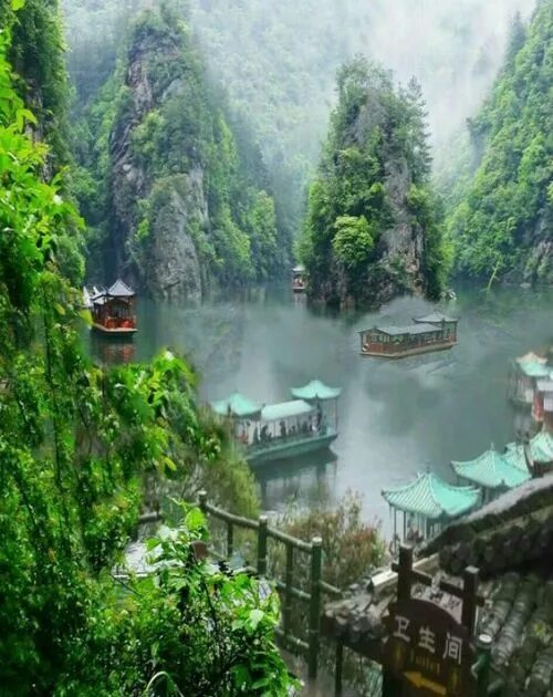 Природа китая фото самые красивые места The Coolest Places to Visit This Year in Zhangjiajie - China Beau paysage, Paysa