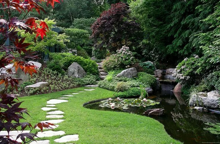 Природа ландшафтный дизайн Landscape Architecture by ZEN Associates, Inc. Easy landscaping, Backyard landsc