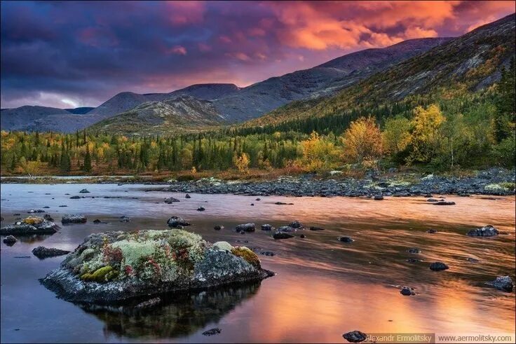 Природа мурманской области фото Озеро Имандра, Кольский полуостров, Фотограф Александр Ермолицкий Пейзажи, Туриз