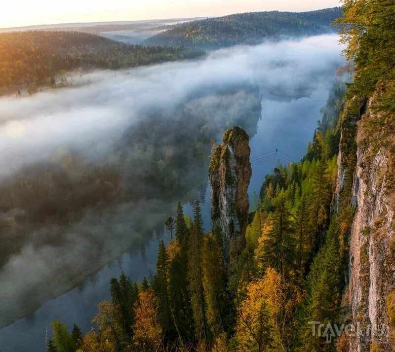 Природа пермского края фото Пермский край. Усьвинские столбы Natural landmarks, Nature, Travel