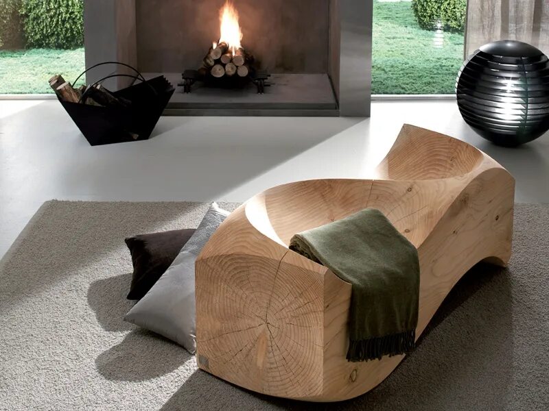 Природа предмета современный дизайн Love Seat Riva 1920 - Benches