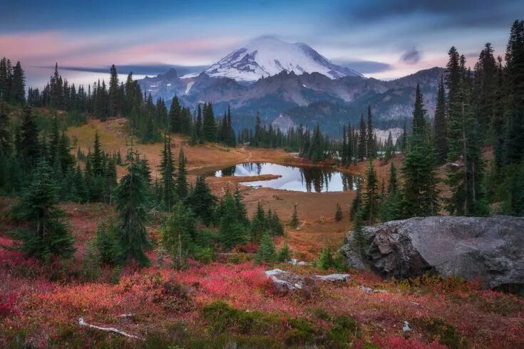 Природа сша фото Rainier fall by https://www.deviantart.com/dee-t on @DeviantArt #Photography #ph