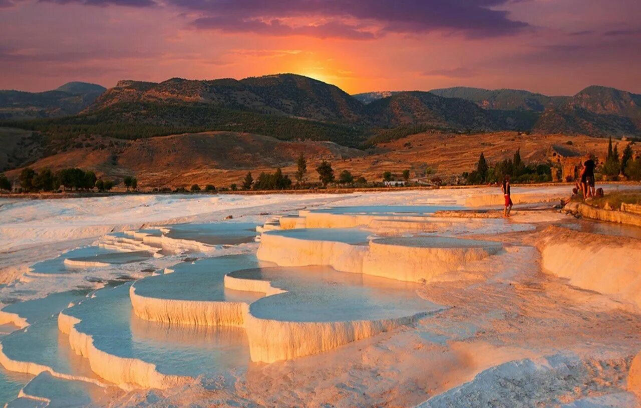 Природа турции фото самые красивые Pools of Cleopatra in Pamukkale, Denizli Pamukkale, Travertine pool, Natural won