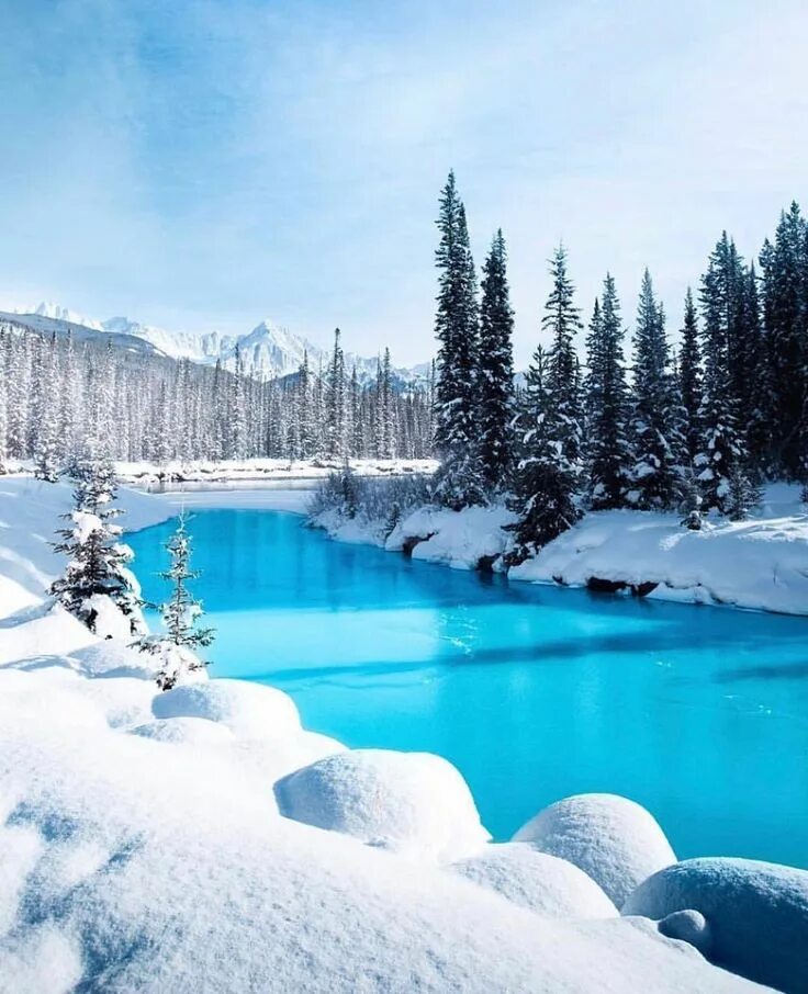 Природа зима фото самые красивые Cascadia Explored on Instagram: "Location: Banff National Park, BC/Alberta Borde