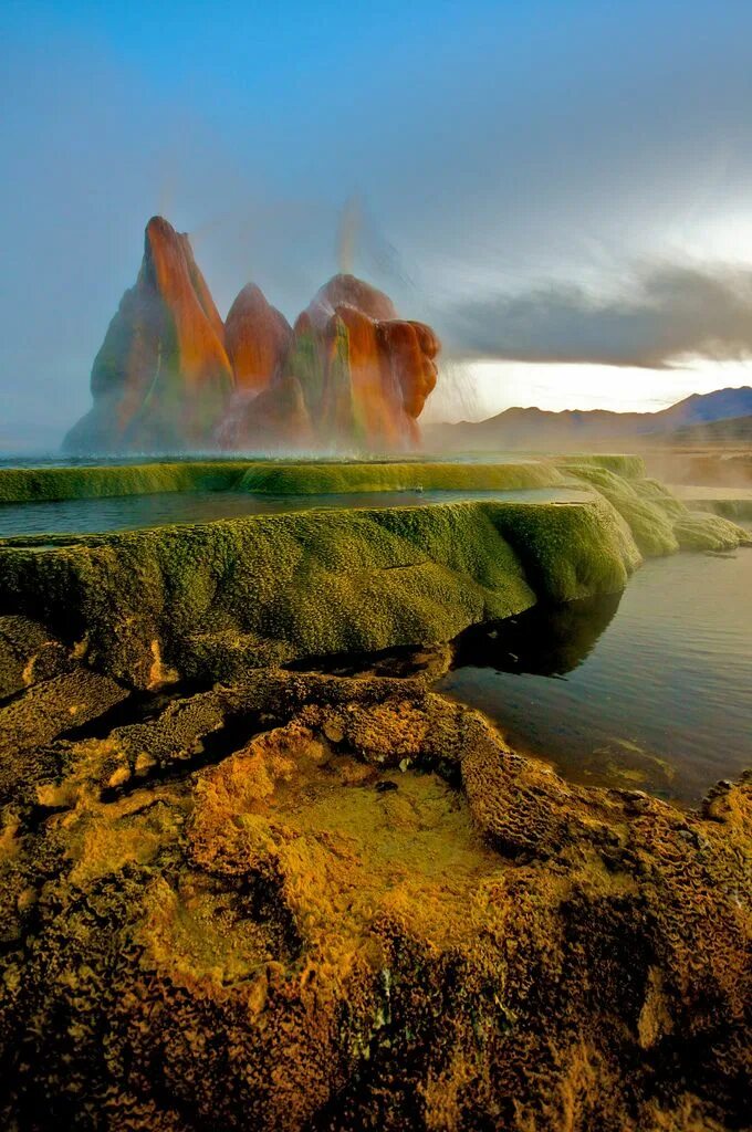 Природные чудеса фото Fly Geyser, Reno. Beau paysage, Photos paysage, Photo paysage magnifique