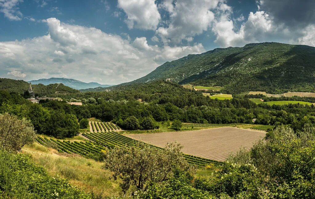 Природные ресурсы франции фото Provence - green valley Seen nearby Buis-les-Baronnies. Fr. Flickr