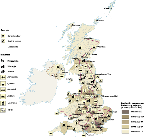 Природные ресурсы великобритании фото United Kingdom Economic map Digital Maps. Netmaps UK Vector Eps & Wall Maps